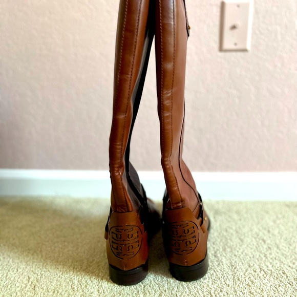 Tory Burch Chestnut Riding Knee Boots - Picture 3 of 3